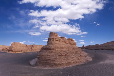 Dunhuang and Yumen Guan Yadan Devil cityの写真素材