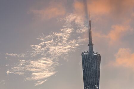 Guangzhou Tower sceneのeditorial素材