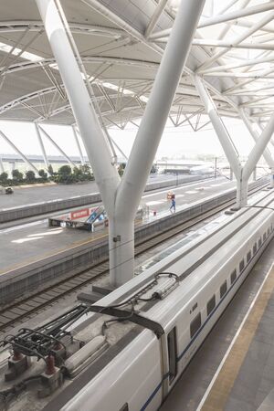 Guangzhou Gao Tienan station sceneryのeditorial素材