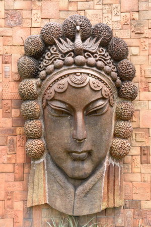 Opera mask reliefs