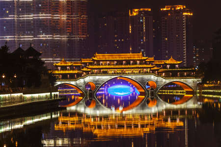 Building by the riverの写真素材