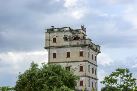 Kaiping Diaolou, Kaiping County, Guangdong province, China.のeditorial素材