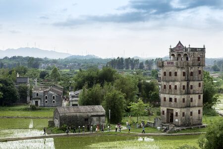 Guangdong Kaiping sceneryのeditorial素材