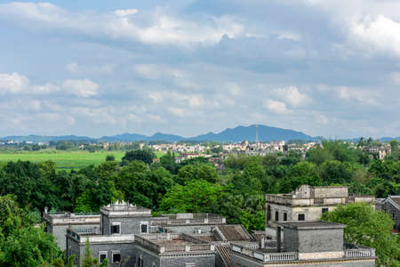 Guangdong Kaiping sceneryのeditorial素材