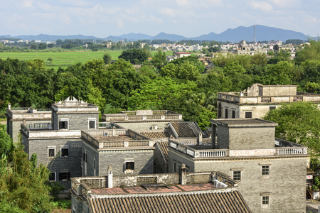 Guangdong Kaiping sceneryのeditorial素材