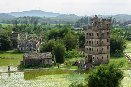 Guangdong Kaiping sceneryのeditorial素材