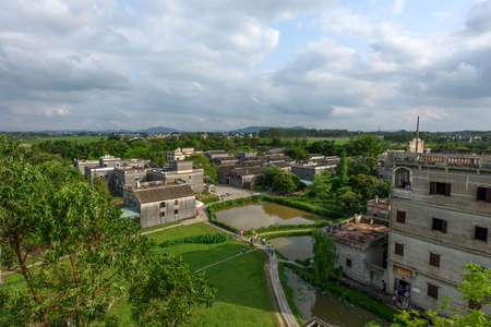 Guangdong Kaiping sceneryのeditorial素材