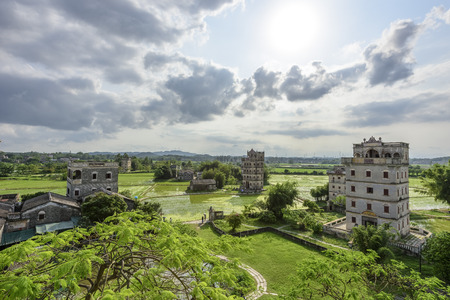Guangdong Kaiping sceneryのeditorial素材