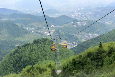 Roller coaster in the airのeditorial素材