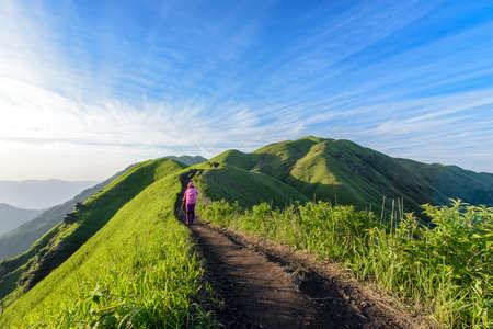 Wugong Mountain Jiangxi sceneryのeditorial素材
