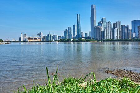 Guangzhou Pearl River New City City Sceneryのeditorial素材