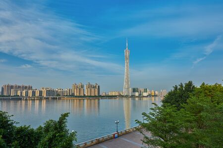 Guangdong Canton Tower sceneryのeditorial素材