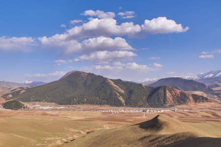 Qinghai Qilian mountain sceneryの写真素材