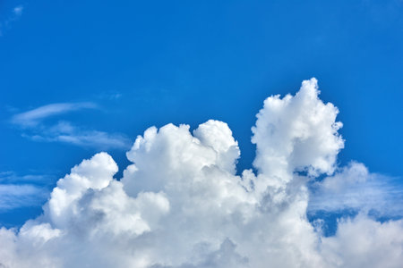 Blue sky and white clouds