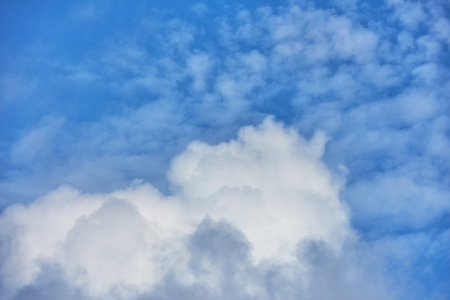 Blue sky and white clouds