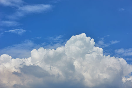 Blue sky and white clouds