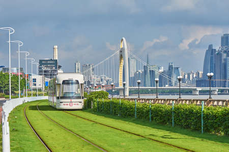 Guangzhou light railのeditorial素材