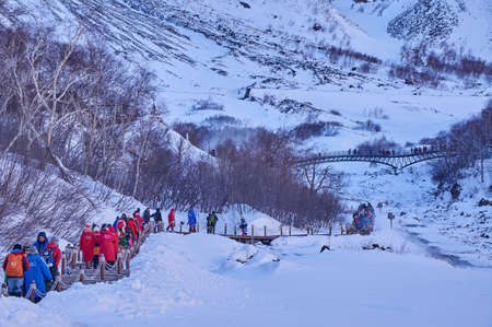 Changbai Mountain Jilin sceneryのeditorial素材