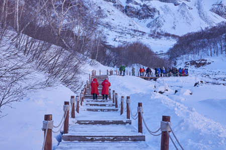 Changbai Mountain Jilin sceneryのeditorial素材