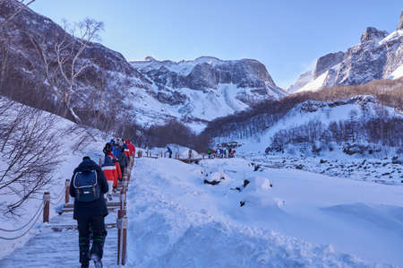 Changbai Mountain Jilin sceneryのeditorial素材