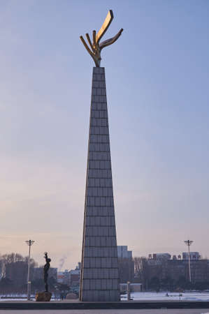 Side view of a figurineのeditorial素材