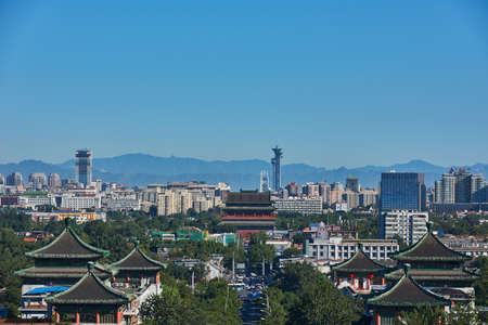 Panoramic view of cityのeditorial素材