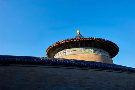 Low angle view of an oriental buildingのeditorial素材