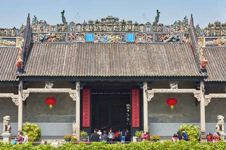 Guangzhou Chen Clan Academy sceneryのeditorial素材