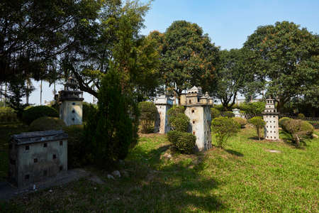 Guangdong Jiangmen Kaiping Diaolou sceneryのeditorial素材