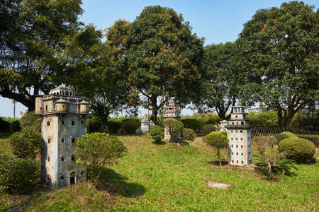 Guangdong Jiangmen Kaiping Diaolou sceneryのeditorial素材