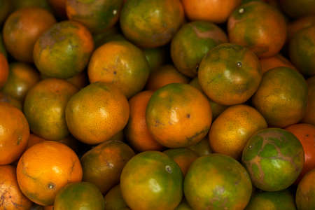 Citrus fruits in a market