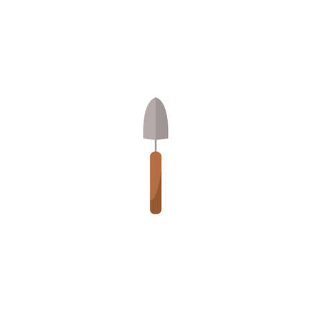 Shovel  icon flat illustration. Image of garden tools.のイラスト素材