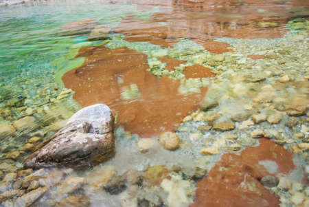 autumn riverの写真素材