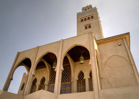 View of a mosque in Coquimbo, Chileの写真素材
