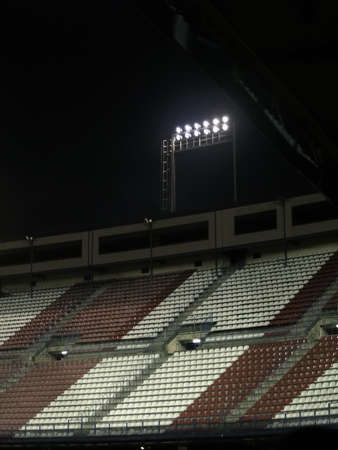  An empty section on a stade の写真素材