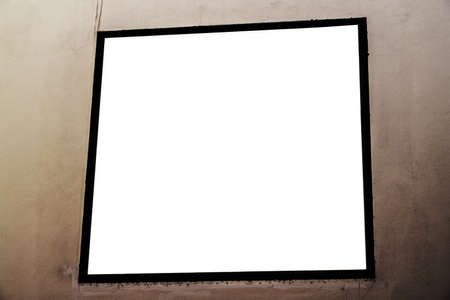 Copyspace window on an old wallの写真素材