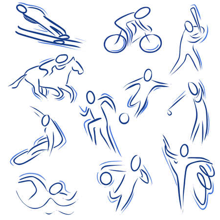 Sport Iconのイラスト素材