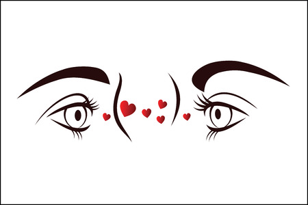 Loving couplesのイラスト素材