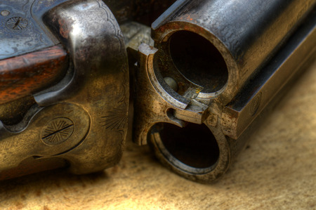 Hunting Shotgun detail photoの写真素材