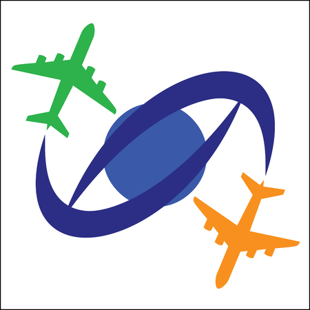 Airplane Travel Symbolのイラスト素材