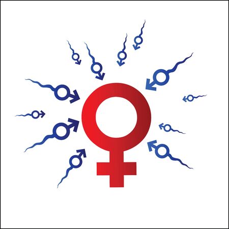 Woman and Man Symbolのイラスト素材