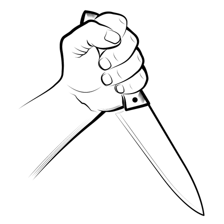 Hand with Knifesのイラスト素材