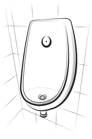 Urinalのイラスト素材