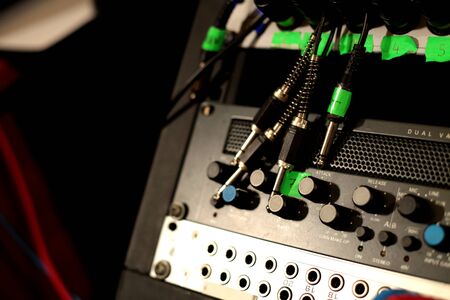 Studio Gear With Connectorsの写真素材