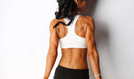 Image of sexy athletic girl posingの写真素材