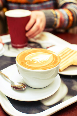 image of coffee cup on the table