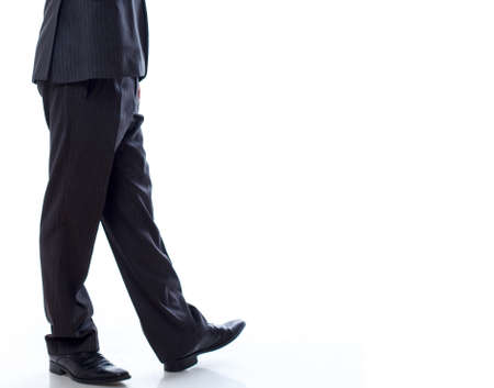Portrait of man posing in studio in official clothesの写真素材