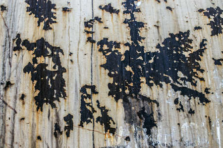 Colorful and rusty background of railway carriage parts.の写真素材