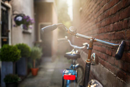 Bicycle on the street.の写真素材