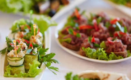 Meat meal snacks.